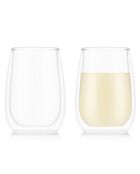 2 Verres à vin double paroi Riesling Skål transparents - 0.3L