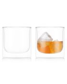 2 Verres à whisky double paroi Skål transparents - 0.28L