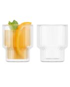 2 Verres double paroi Navalia transparents - 0.15L