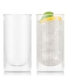 2 Verres double paroi Gin & Tonic Douro Bar transparents - 0.28L