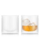 2 Verres double paroi Whisky Douro Bar transparents - 0.3L