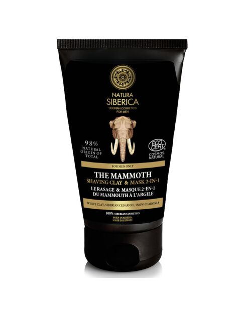 Crème Masque de Rasage Masque Du Mammouth à L'Argile - 150 ml