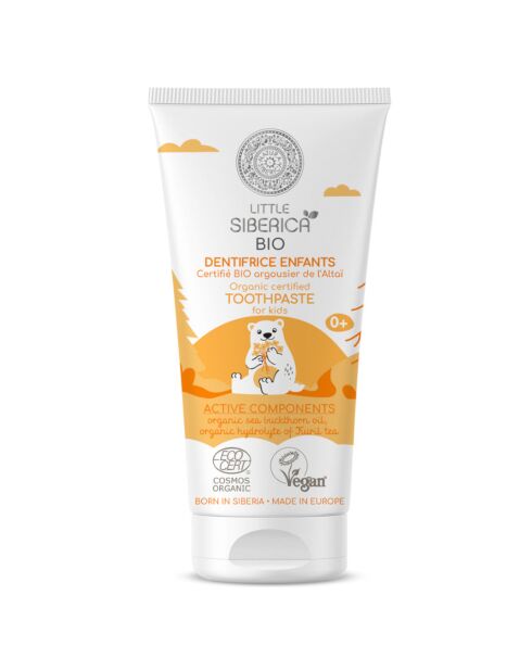 Zertifizierte Bio-Sanddorn-Kinderzahnpasta - 60 g