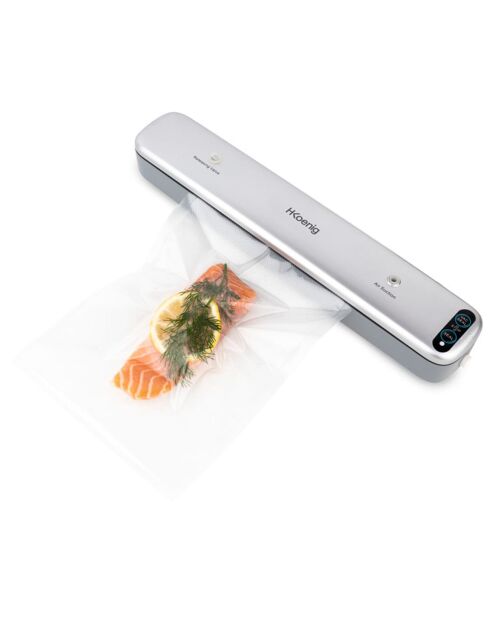 Appareil de mise sous-vide alimentaire inox/gris