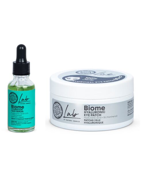 Set di idratazione siero viso + benda per gli occhi