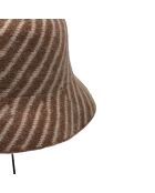 Chapeau 100% Laine Xena écru/marron
