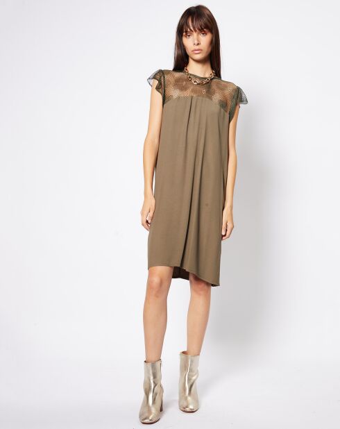 Robe Noemie kaki
