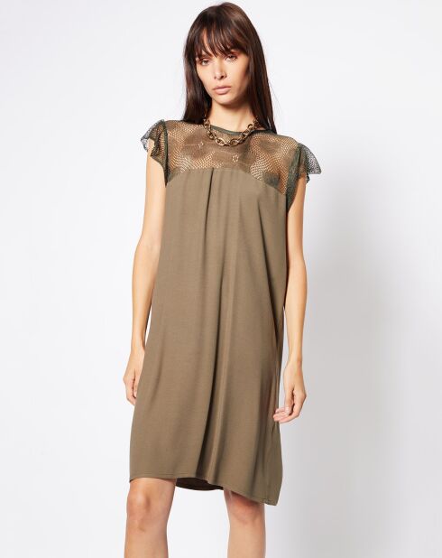 Robe Noemie kaki