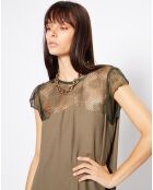 Robe Noemie kaki