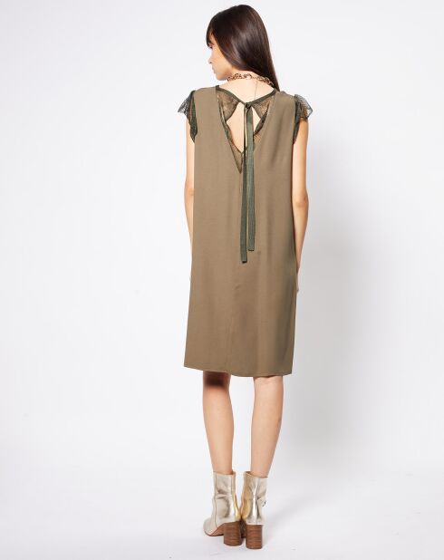 Robe Noemie kaki