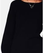 Robe en Cachemire mélangé Rosie noire