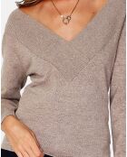 Pull en Cachemire & Soie mélangés Julia désert