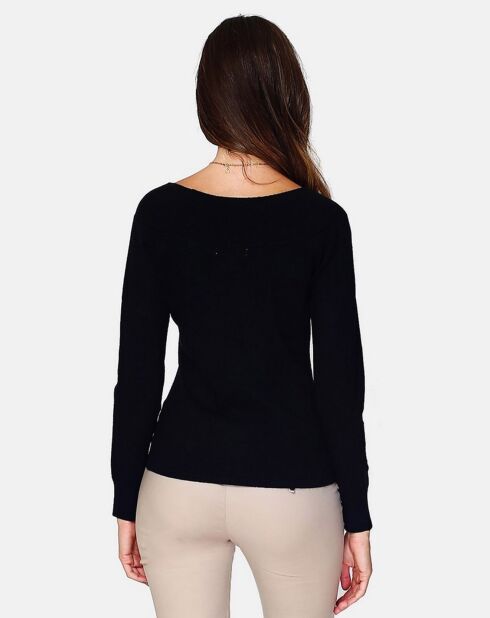Pull en Cachemire & Soie mélangés Julia noir