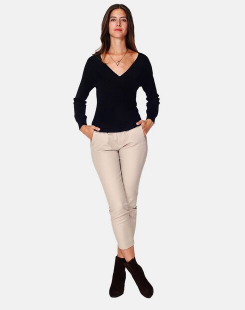 Pull en Cachemire & Soie mélangés Julia noir