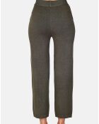 Pantalon en Cachemire 4 fils mélangé Zoé kaki