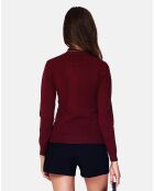 Pull en Cachemire 3 fils mélangé Nina bordeaux