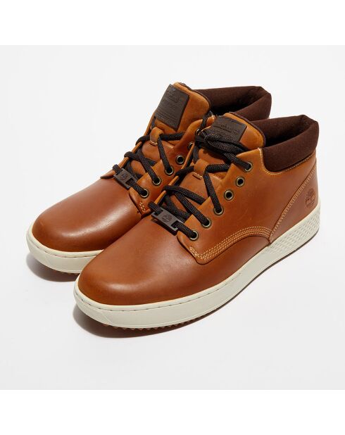 Boots en Cuir Cityroam Cup cognac