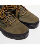 Chaussures de marche en Cuir Field Trekker vertes