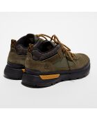 Chaussures de marche en Cuir Field Trekker vertes