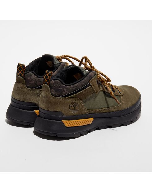 Chaussures de marche en Cuir Field Trekker vertes