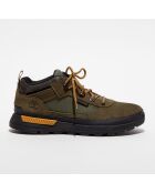 Chaussures de marche en Cuir Field Trekker vertes