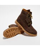 Boots en Cuir 6 inch marron