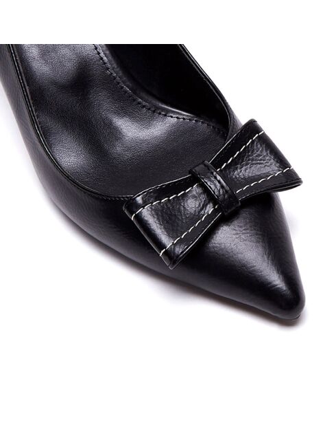 Escarpins Pauline noirs - Talon 6 cm