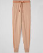 Kamelfarbene Hose aus 100% Kaschmir