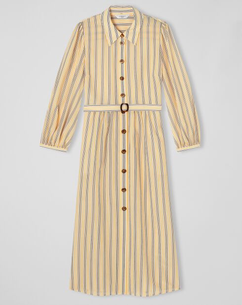 Aarons jurk crème/geel