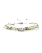 Bracelet Silver Nude Saly Perle de Miyuki argenté