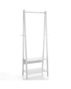 Portant delia blanc - 180x66x39 cm