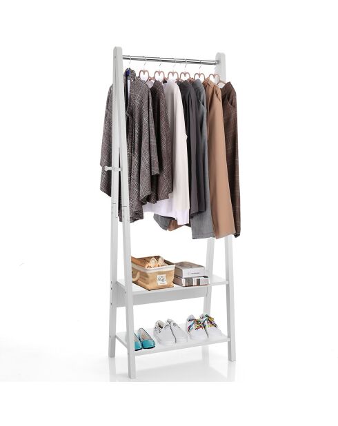 Portant delia blanc - 180x66x39 cm