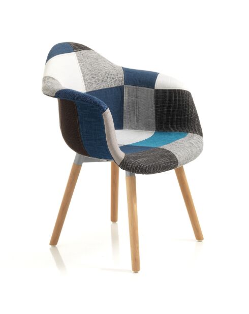 Fauteuil new kaleidos-i bleu - 83x62x62 cm