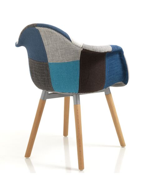Fauteuil new kaleidos-i bleu - 83x62x62 cm