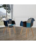 Fauteuil new kaleidos-i bleu - 83x62x62 cm