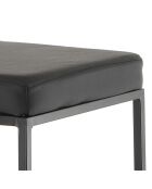 2 Tabourets de bar dodo noirs - 88x41x41 cm