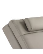 Chaise longue sofia grise - 85x62x172 cm
