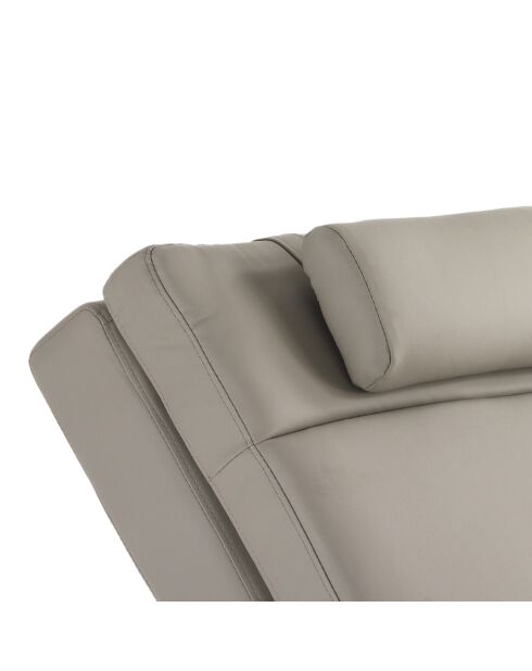 Chaise longue sofia grise - 85x62x172 cm