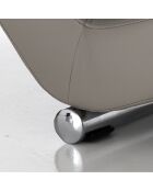 Chaise longue sofia grise - 85x62x172 cm