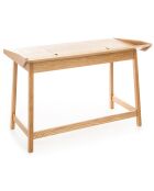 Bureau console henny chêne - 80x113x60 cm