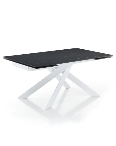 Table à rallonge giuki 2 noire - 75x90x160/200/240 cm