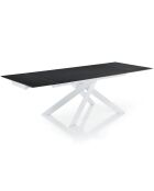 Table à rallonge giuki 2 noire - 75x90x160/200/240 cm