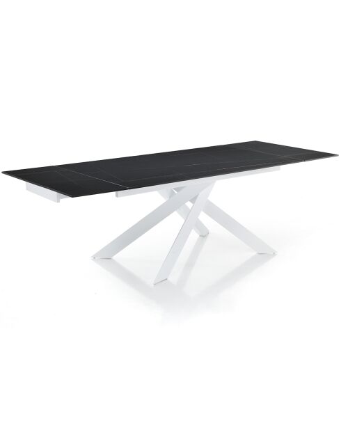 Table à rallonge giuki 2 noire - 75x90x160/200/240 cm