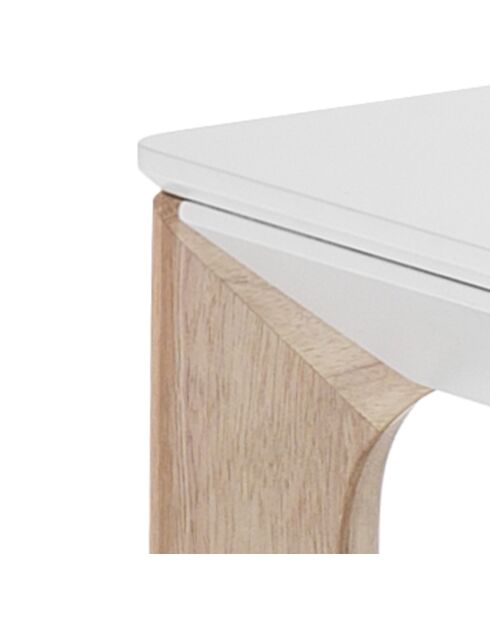 Table à rallonge varm chêne - 75x90x160/200/240 cm