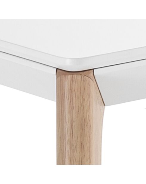 Table à rallonge varm chêne - 75x90x160/200/240 cm