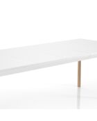Table à rallonge varm chêne - 75x90x160/200/240 cm