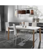 Table à rallonge varm chêne - 75x90x160/200/240 cm