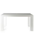 Table imperial blanche - 76x90x160/205/250 cm