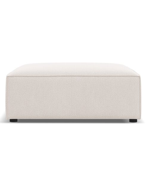 Pouf Jodie beige clair - 102x80x40 cm