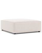 Pouf Jodie beige clair - 102x80x40 cm